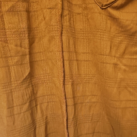 Elegant Rust Ruffled Blouse - Picture 3 of 5